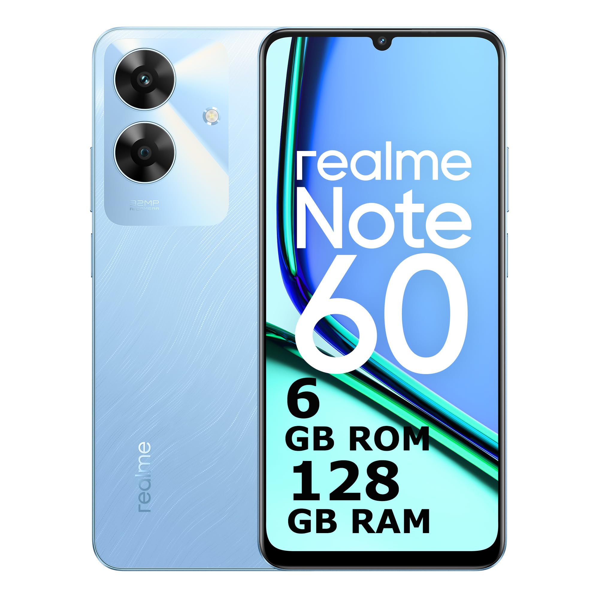 realme Note 60 Smartphone 6+128 GB, ArmorShell 48 Months
